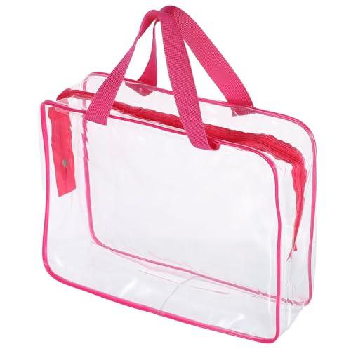 Abaodam 4個 点おもちゃ収納袋 男の子と女の子用クリア収納バッグ ジッパー付き 防水 軽量 携帯便利 積み木 パズル ミニぬいぐるみ ブロック