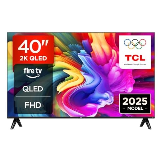 TCL 40SF560 - 40-inch QLED Direct Smart Full HD LED TV with Fire TV and HDR, Metallic Design, Frameless