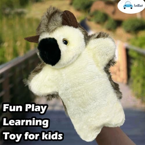 Image of FunBlast Plush Hand Puppets for Kids - Animals Hand Puppet Toys, Soft Hand Puppets for Kids, Story Telling Puppet for Kid, Fun Play Learning Toys (Rat)