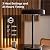 EAST OAK Patio Heater, 1500W Table Top Electric Heater with USB Port, IP65 Waterproof and Tip-over & Overheating Protection, 3 Heat Settings & 24 Hours Timing, Outdoor Heater with Remote Control
