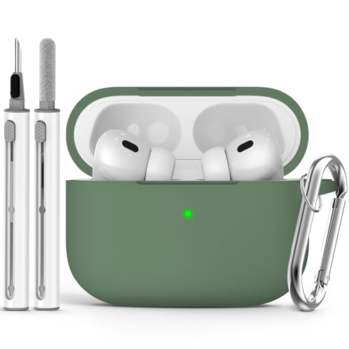 Image of Ljusmicker for AirPods Pro Case Cover with Cleaner Kit,Sprout Green