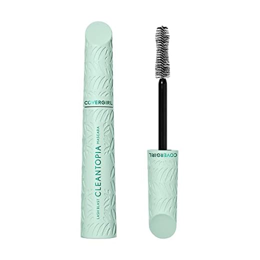Covergirl Lash Blast Cleantopia Mascara, Volumizing, Smudge-Proof, Vegan Formula, Extreme Black 800, 0.32oz