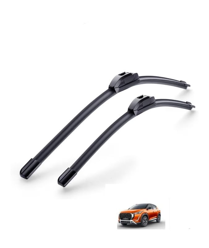 Image of AWB Frameless /Soft 20 inch16 inchAll-Season Replacement Wiper Blades Compatible with Nissan Magnite(Pack of 2)