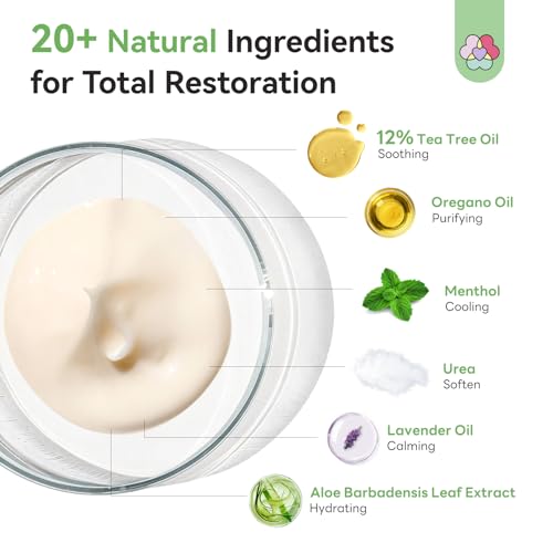 Image of SAVILAND Antifungal Cream 120g Extra Strength: Max 25% Undecylenic Acid Fungal Cream for Skin Athletes Foot Jock Itch Ringworm Foot Fungus Treatment Natural Skin Relief with Tea Tree & Oregano Oil