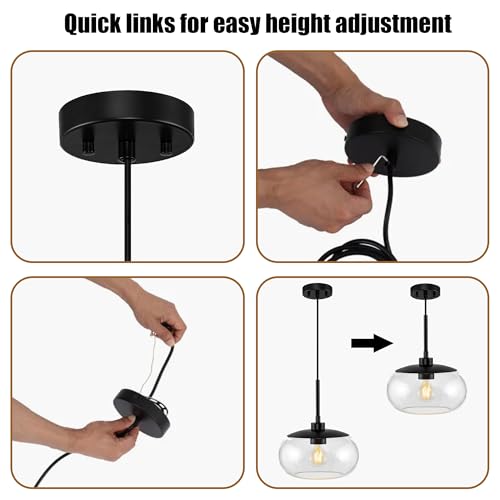 MAYOMAJO 6 Inches Light Canopy Kit with Heavy Duty Replacement Ceiling Cover Plate & Mounting Hardware for Lighting Fixtures Chandelier Pendant Lamp or DIY Project (Black) - Thumbnail 4