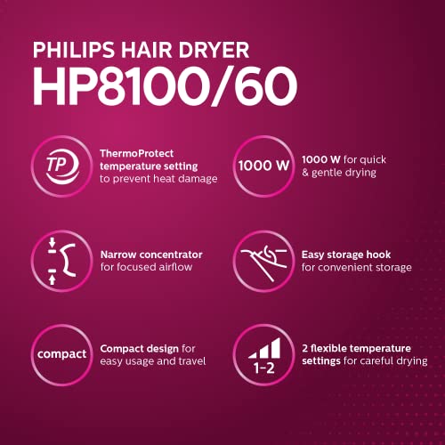 Image of PHILIPS Women Essential Bikini Battery Powered Trimmer Brt383 /15 Trim, Shave & Style & Hp8100 /60 Hair Dryer Electric Shaver,Multicolor