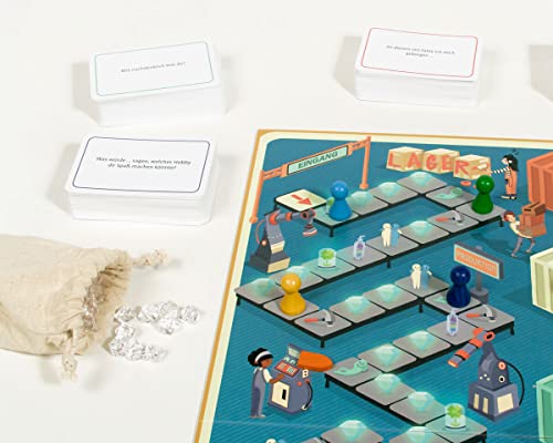 Die Diamantenfabrik: Ressourcenorientiertes Therapiespiel für die therapeutische und pädagogische Arbeit mit Kindern und Jugendlichen. Brettspiel 33,5 x 23,1 x 5,5 cm (Beltz Therapiespiele)