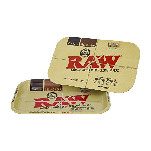 Plateau à rouler RAW petit modèle avec couvercle magnétique pour tabac