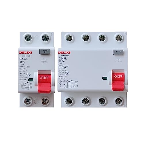 DZ47L 2P 32A disjoncteur différentiel AC interrupteur isolement 220V - 4