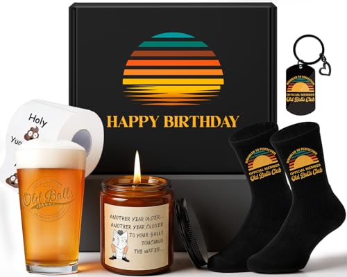 Birthday Gifts for Men, Funny “Old Balls Club” Birthday Gift