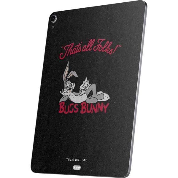 Skinit Decal Tablet Skin Compatible with iPad Air 11in (2024-2025) - Officially Licensed Looney Tunes Bugs Bunny Thats All Folks Design