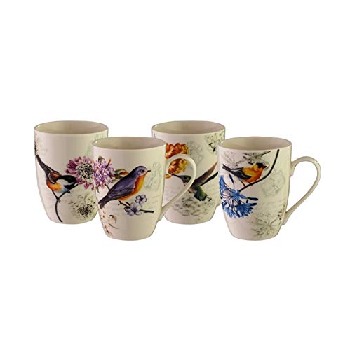 Bundanoon Mug Company Coupe Birdsong Bone China Mug, 355ml, Birdsong, 43001