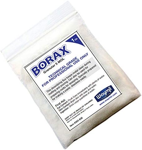 Borax 1 Oz For Glazing Crucible Dish Jewelry Casting Flux Melting Gold Silver