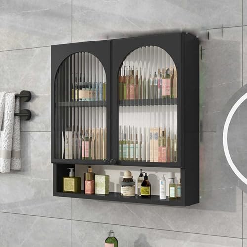Armoire suspendue de cuisine et salle de bain à 3 niveaux avec portes