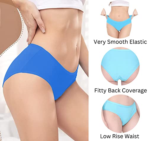 Image of Womens Underwear Lycra Cotton Panties Bikini Hipster Briefs Set for Ladies Teen Girls Comfortable Breathable Pack of 1