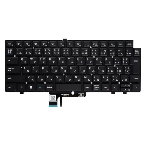 iJungYee �����i �o�b�N���C�g�t�� ���{��L�[�{�[�h 0J6YWT ���v���[�X�����gDell Latitude 7340 7350�C 7440 7450�C 7640 7650 �p