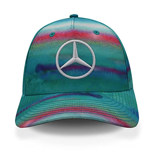 Mercedes-AMG Petronas F1 Special Edition Lewis Hamilton 2022 Miami GP Hat Blue miniatura 2