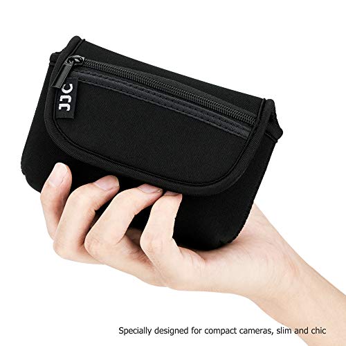 Jjc Neoprene Compact Digital Camera Case Travel Pouch For Sony Zv-1 Rx100 Vii Va Vi V Iv Iii Ii Dsc W800 W830 Wx500 Hx99 Hx90V Hx80 For Canon G7X Iii Ii G9X Ii Sx740 Sx730 Sx620 Sx610 Elph 360 190 180 #TOP7