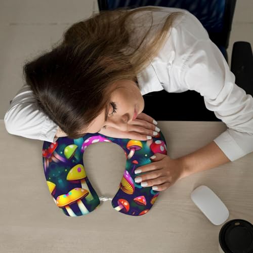 Almohada de poliéster cervical negra de tamaño único miniatura 7