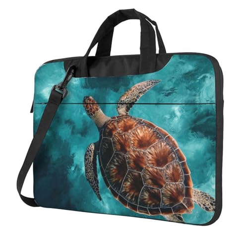 Maletín para portátil impermeable 15.6 pulg con asa y correa miniatura 1