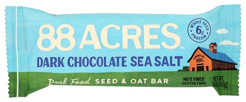 88 Acres Dark Chocolate Sea Salt Seed Bar 1.6 OZ