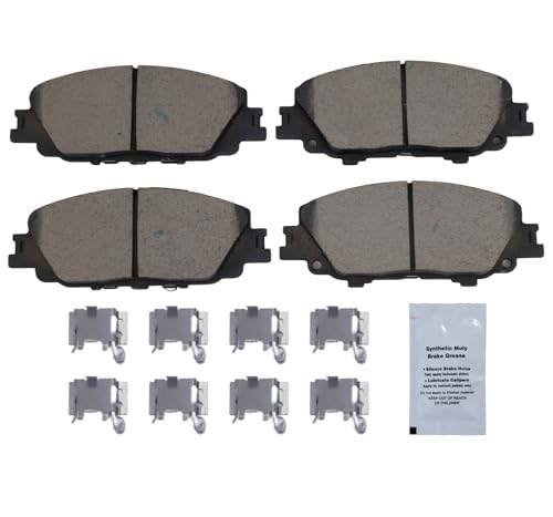 Image of HUSCH Front Ceramic Brake Pads Kit Fit For Toyota Corolla 2019-2022 | For Prius Prime 2020-2022