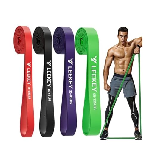 LEEKEY Non-Slip Resistance Bands Set