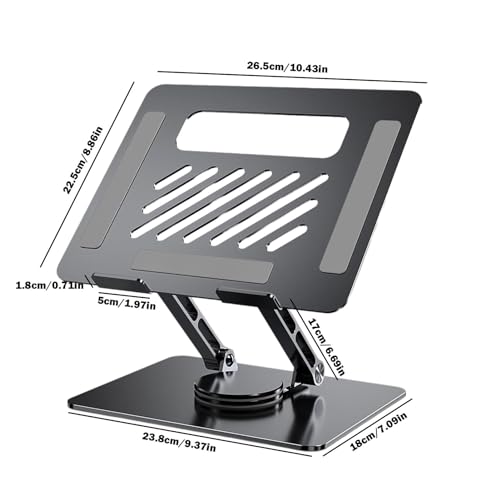 Laptop Riser ergonomique inclinable pour notebook de 15 pouces