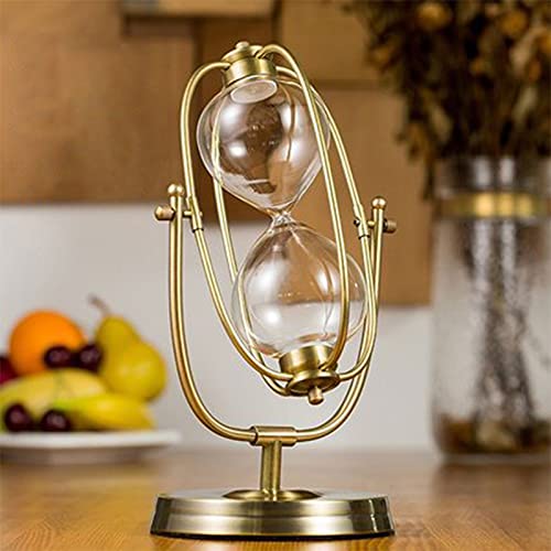 HDDH Reloj de Arena de Botella vacíaTemporizador Reloj de Arena vacío Decorativo Artesanía Creativa Adornos Decorativos Instale la Arena Usted Mismo para determinar el Tiempo del Reloj de Arena Cover
