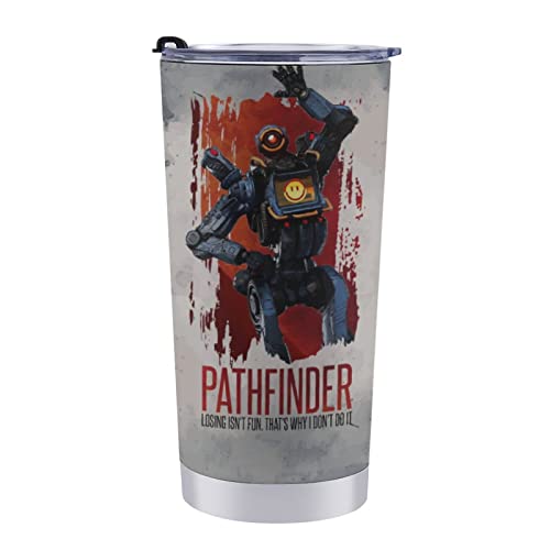 Apex Legends �^���u���[�O���X600ml�^��f�M�_�u���E�H�[��SUS304�H�i�O���[�h�X�e�����X�� �t�^�t���R�[�q�[�J�b�v �ԗp �ۗ� �ۉ� �T�[���X�^���u���[ ���̓��v���[���g�M�t�g�B [���s�A���i]