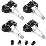 tuhaowa TPMS Tire Pressure Monitoring System Replacement Sensor OE 36106856209 433MHz Preprogrammed Tire Pressure Sensor Compatible with Mini Cooper,Set of 4