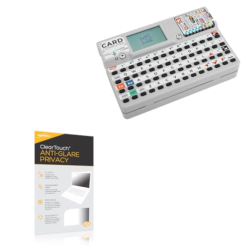 BoxWave Screen Protector Compatible with M5Stack Cardputer Core - ClearTouch Anti-Glare Privacy (2-Pack), Privacy Screen Protector Flexible Film Anti-Glare