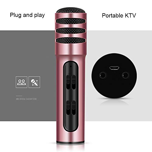 Micrófono condensador doble LLD BGN-C7 para cantar en vivo con móvil y bluetooth 3