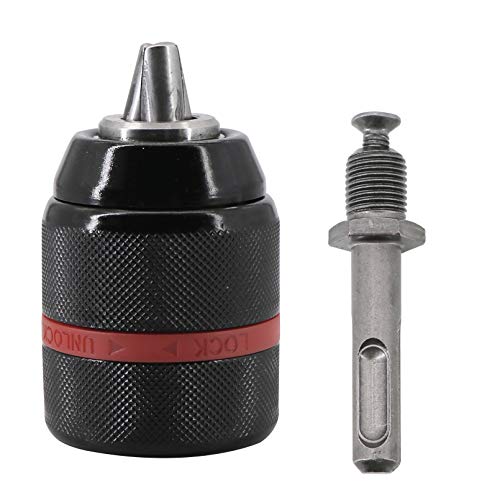 Dokili Metall-Schnellspannbohrfutter Konverter 2mm-13mm Kapazität Konvertierungswerkzeug mit SDS-Adapterzubehör Cover