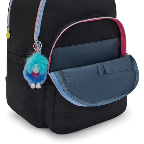 Image of Kipling Women's Seoul Extra Large Fc 17 inch Laptop Backpack, Durable, Roomy with Padded Shoulder Straps, Built-In Protective Sleeve