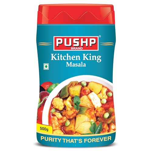 Image of Pushp Brand Kitchen King Masala 500Gm Jar (Pack of 1) | Indian Spice Mix