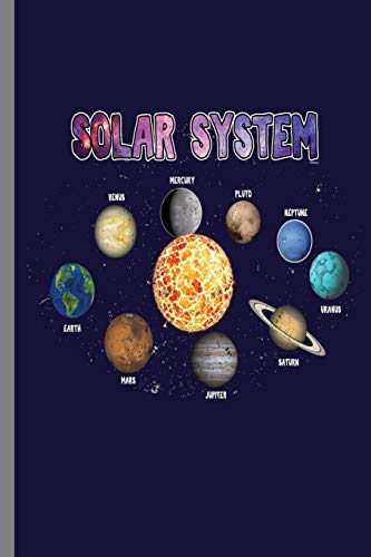 Solar System Solar System Planets Milkyway Galaxy Planets Gift 6x9 Dot Grid Notebook Journal To Write In