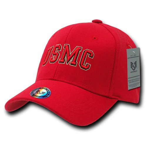 Rapiddominance Marines FitAll Flex Cap, Red, Large/X-Large