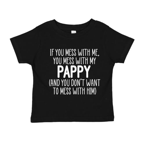 Don't Mess with My Pappy Baby Bodysuit One Piece or Toddler T-Shirt Funny Pappy Gift