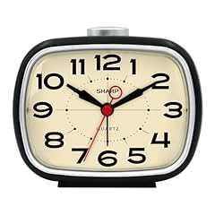 Sharp Battery Powered Alarm Clock, Retro Battery Operated Alarm Clock for Bedrooms, Office, Travel photo Sharp Battery Powered Alarm Clock, Retro Battery Operated Alarm Clock for Bedrooms, Office, Travel