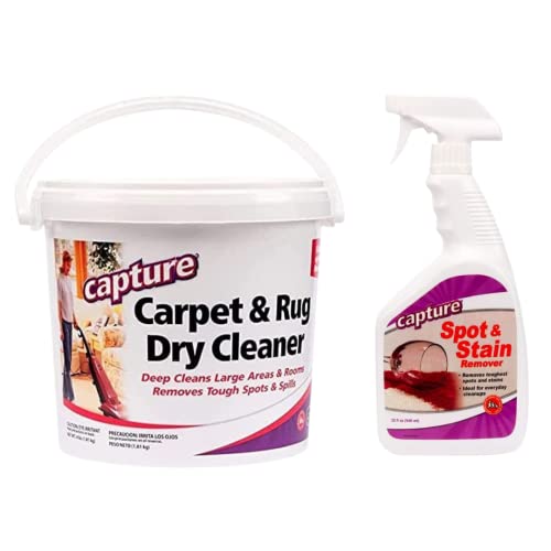Capture 4 lb Dry Cleaner and 32 oz Spot Remover Bundle