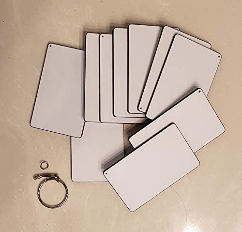 25 Credit Card Keychain BLANK SUBLIMATION HEAT TRANSFER POLYMER PVC 2 X 3 INCHES 25 Credit Card Keychain BLANK SUBLIMATION HEAT TRANSFER POLYMER PVC 2 X 3 INCHES