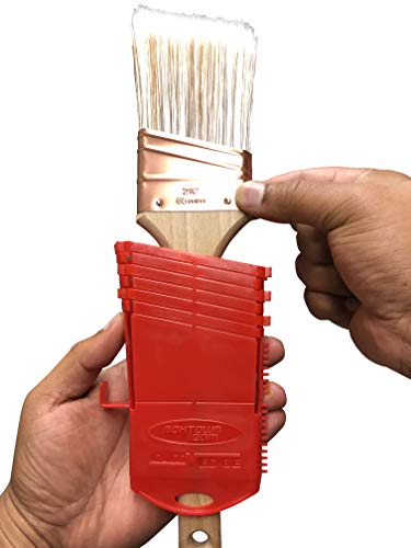 Cut-N-Edge : Ultimate Paint Brush Edger & Guard (1 Red), Multi-Purpose 6 in 1 Tool - Thumbnail 3