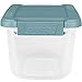 Hefty HI-RISE Stackable Storage Bins - Under Bed Storage Containers with Lids, Shoe Organizer, Plastic Storage Bins, Clear Shoe Boxes with XL Lid-Locking Latches, Durable Double Rim - 6.5qt (8 Pack)