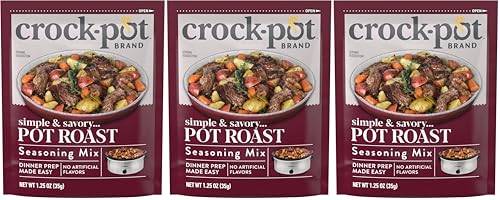 Crock-Pot Pot Roast Seasoning Mix, 1.25 Ounce (Pack of 3)