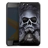 DeinDesign Coque Compatible avec HTC One A9 s Ã‰Tui Housse Tête de Mort Crâne Halloween