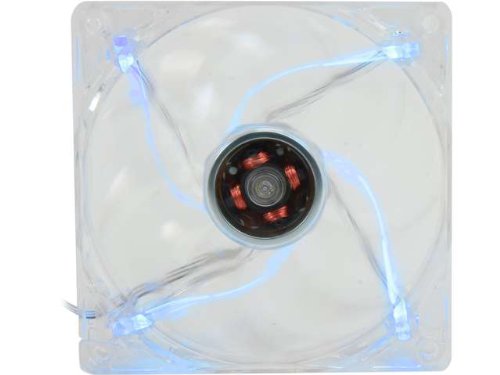 Rosewill 120mm LED Cooling Case Fan for Computer Cases Cooling, Blue RFTL-131209B