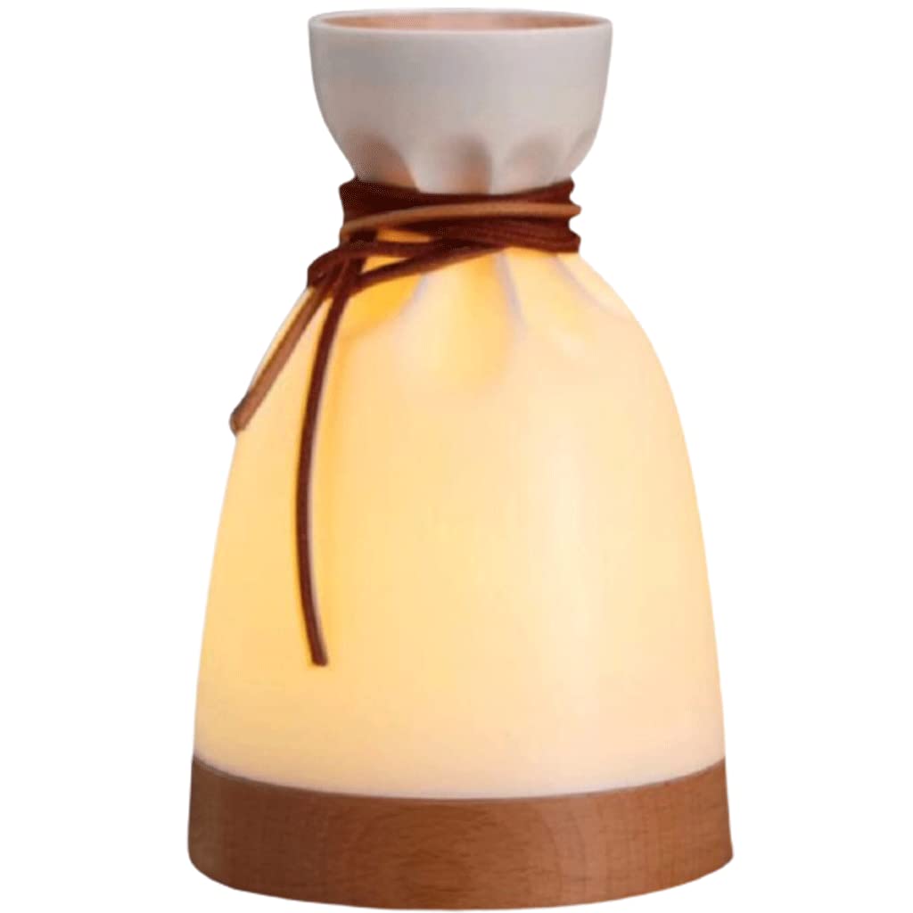 Amélioré Diffuseur d'huiles essentielles muet à ultrasons, Aide au Sommeil purifiant, humidificateur 140 ML, veilleuse d'ambiance, décoration créative Relaxer