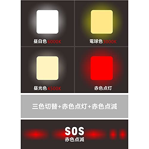 LEDランタン Superway 四色切替 昼光色 昼白色 電球色 赤色