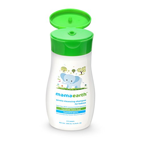 Image of Mamaearth Gentle Cleansing Baby Shampoo : New Borns, Babies and Kids (0-5 Years).200ml & Milky Soft Natural Baby Face Cream for Babies 60mL